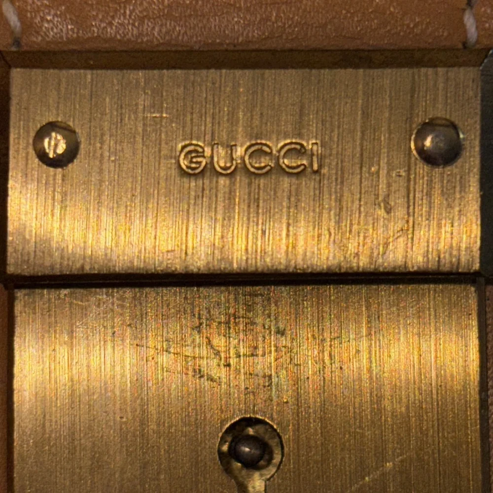 💚❤️SALE Gucci Travel Bag 3 Piece Set Authentic 80's Classic GG Gucci bags💚❤️ - Picture 10 of 17